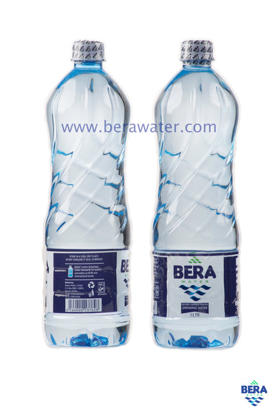 Bera Water 1Ltr Classic bottle of drinking water both sides portrait