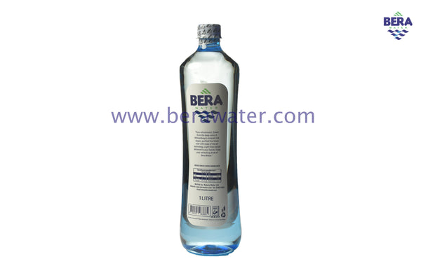 Bera Water 1Ltr Executive bottle of drinking water front landscape