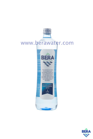 Bera Water 1Ltr Executive bottle of drinking water front portrait