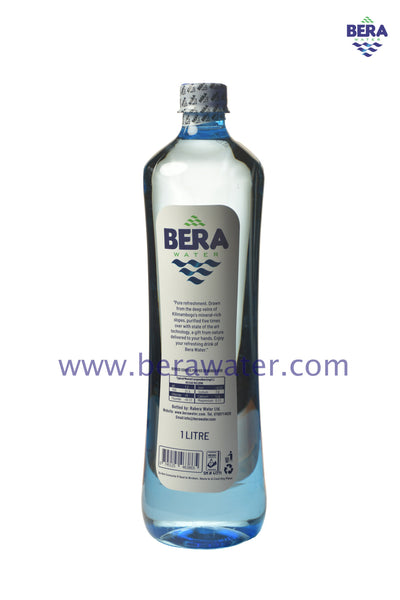 Bera Water 1Ltr Executive bottle of drinking water front portrait