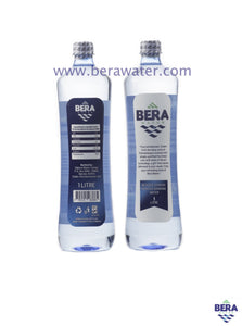 Bera Water 1Ltr Executive bottle of drinking water both sides portrait