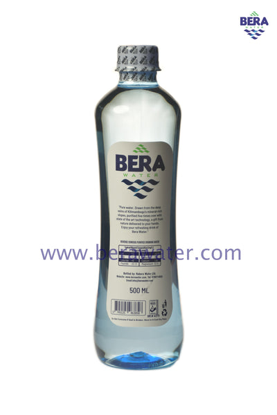 Bera Water 500ml Executive bottle of drinking water front portrait